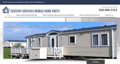 Desktop Screenshot of centuryservicesmobilehomeparts.com